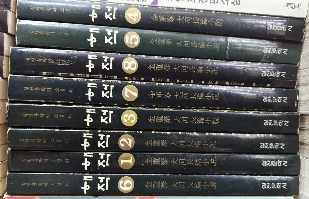 해적 실천문학사 1-6권 세트 소설책 중고책