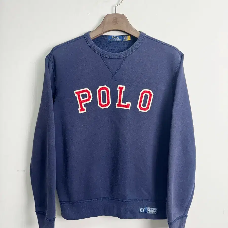 폴로 랄프로렌 (Polo Ralph Lauren) 아카이브 레터링 로고 기모 맨투맨 스웨트셔츠 (표기 글로벌 S / 남성 95 추천)