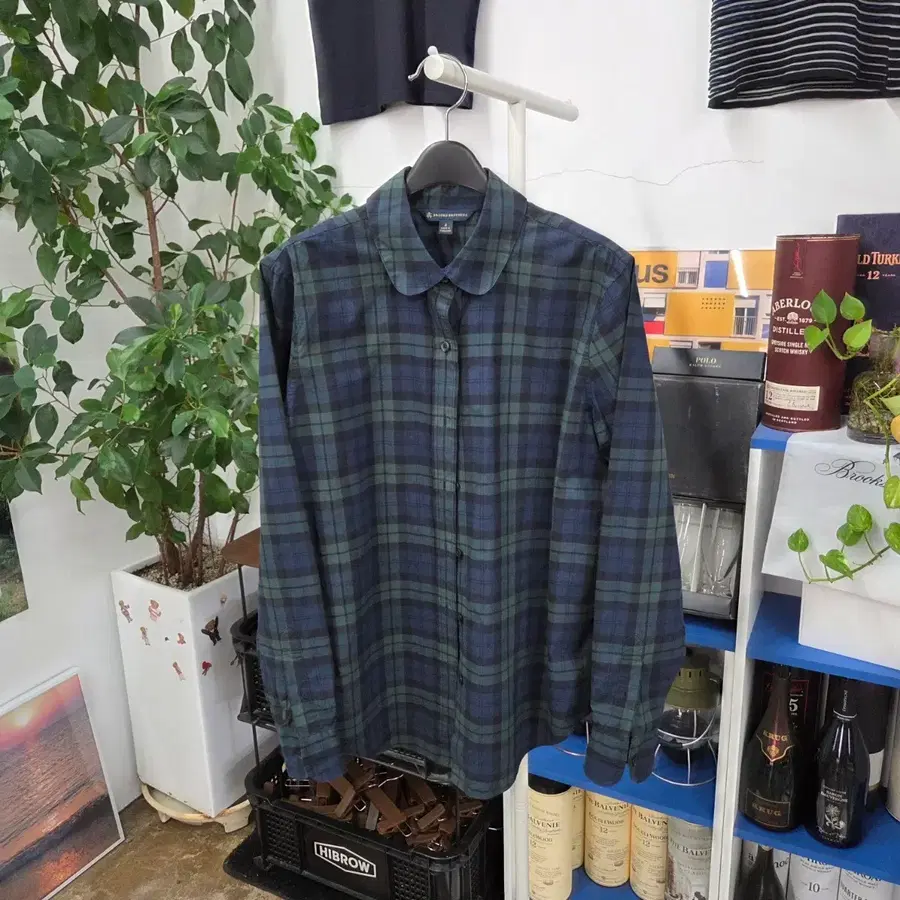 브룩스브라더스 우먼 타탄체크 셔츠 4