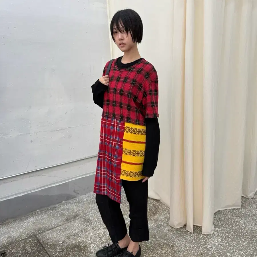 BLACK COMME des GARCONS Distressed Long Sleeve T-Shirt