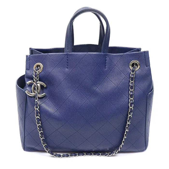 Chanel(샤넬) A94232 네이비 카프스킨 와일드 스티치 CC로고 2WAY (19번대) MUJ62380CH