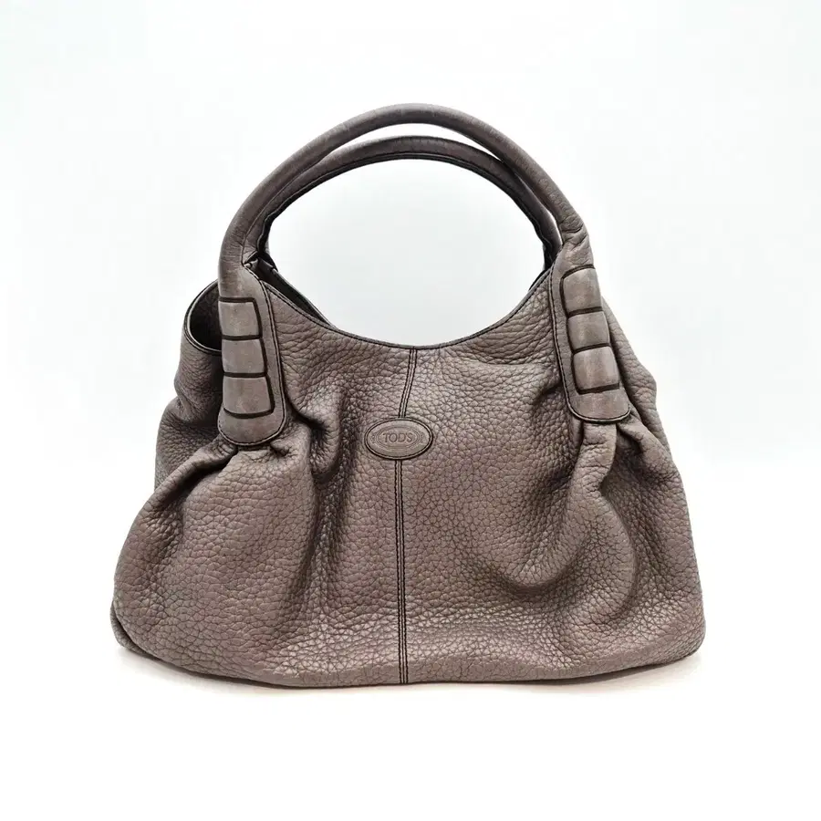 [중고명품셀렉트]토즈 TOD'S 그레이 레더 호보백
