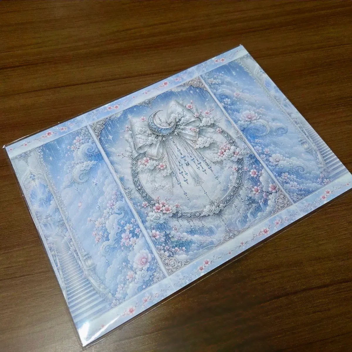 백단 랩핑지 포장용품 다이어리 꾸미기 수제봉투