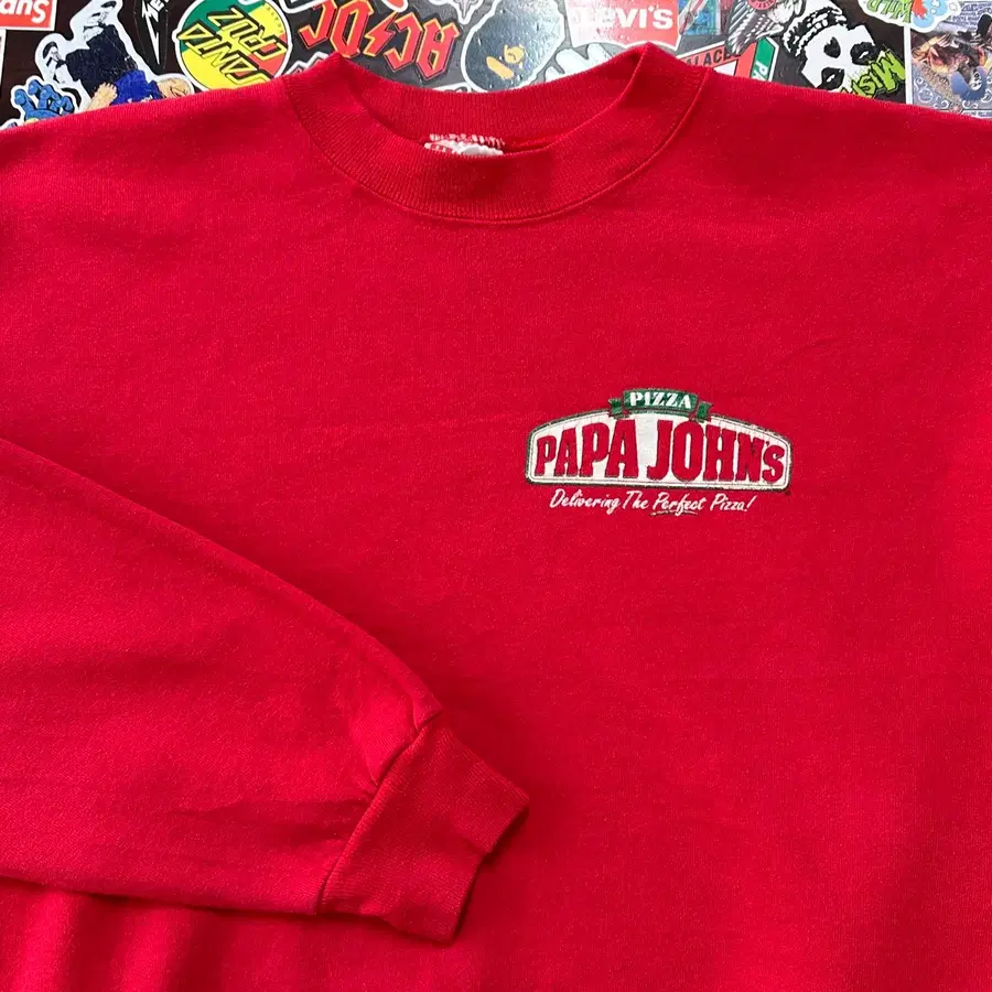 90s 파파존스 빈티지 스웻셔츠 XXL