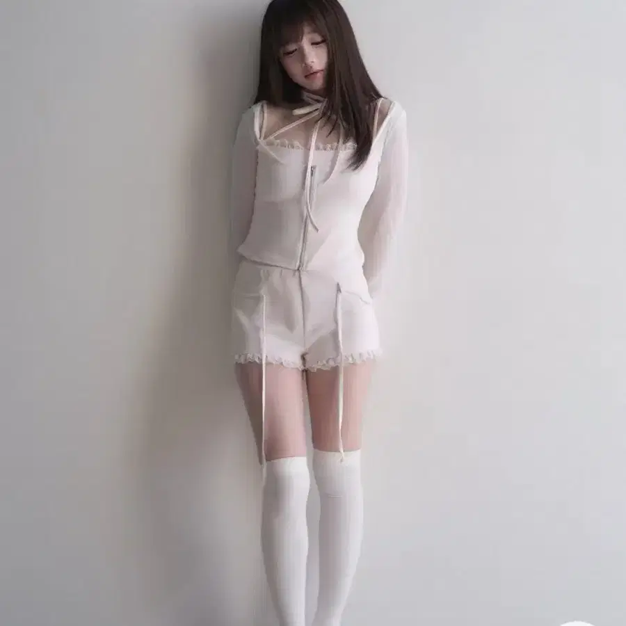 버니리스 bunnylis 셋업 스나계 미셸마카롱 가디건 나시 바지 세트