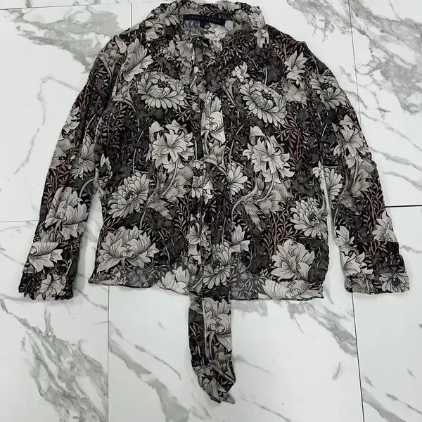 House of Hackney 플라워 패턴 실크 셔츠