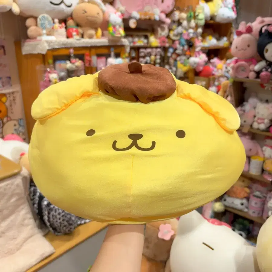 고전 산리오 폼폼푸린 뚱뚱 인형 쿠션