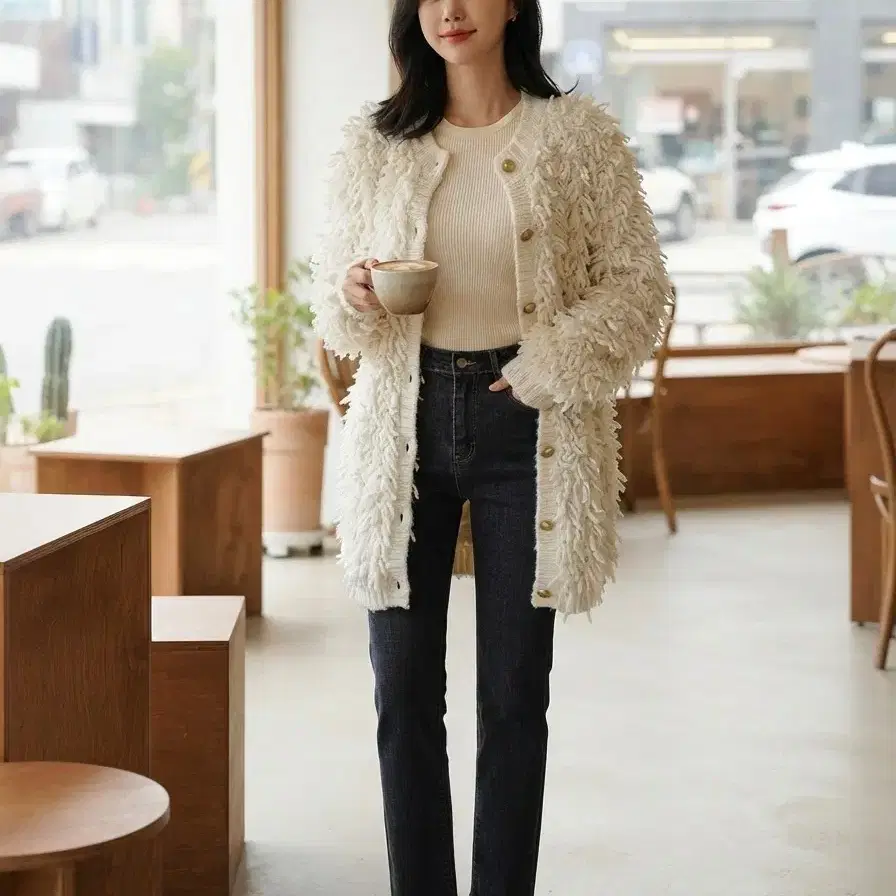 발망롱가디건 여자 66가능