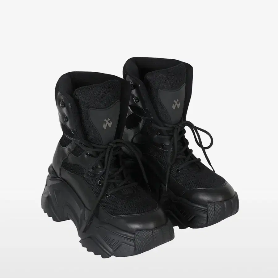 와이이이엘 platform boots sneakers black