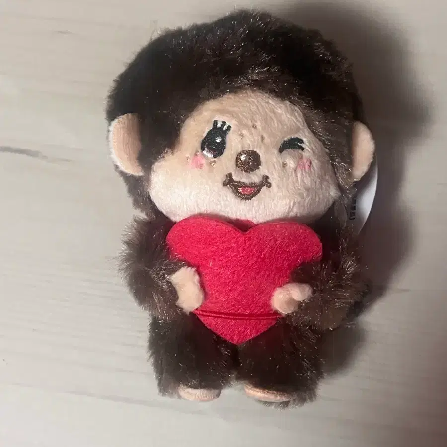 하트 몬치치 키링 인형