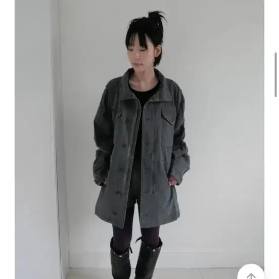 워시드 필드 자켓 야상