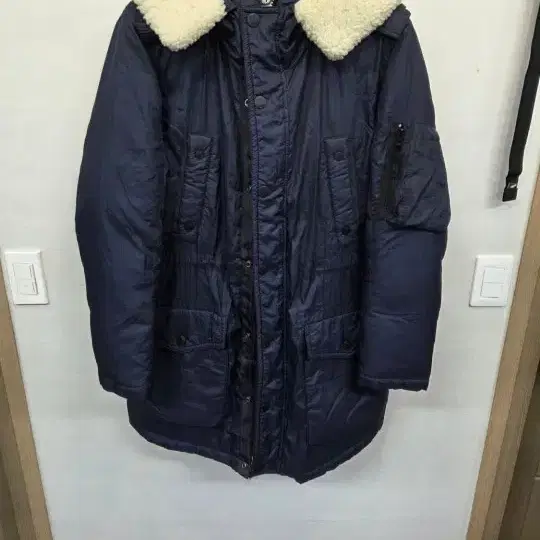 cp 컴퍼니 빈티지 노르지 견장 고글 야상 패딩점퍼 xl