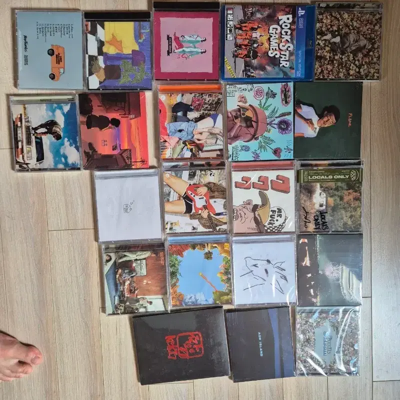 국힙 CD 앨범 다수 판매