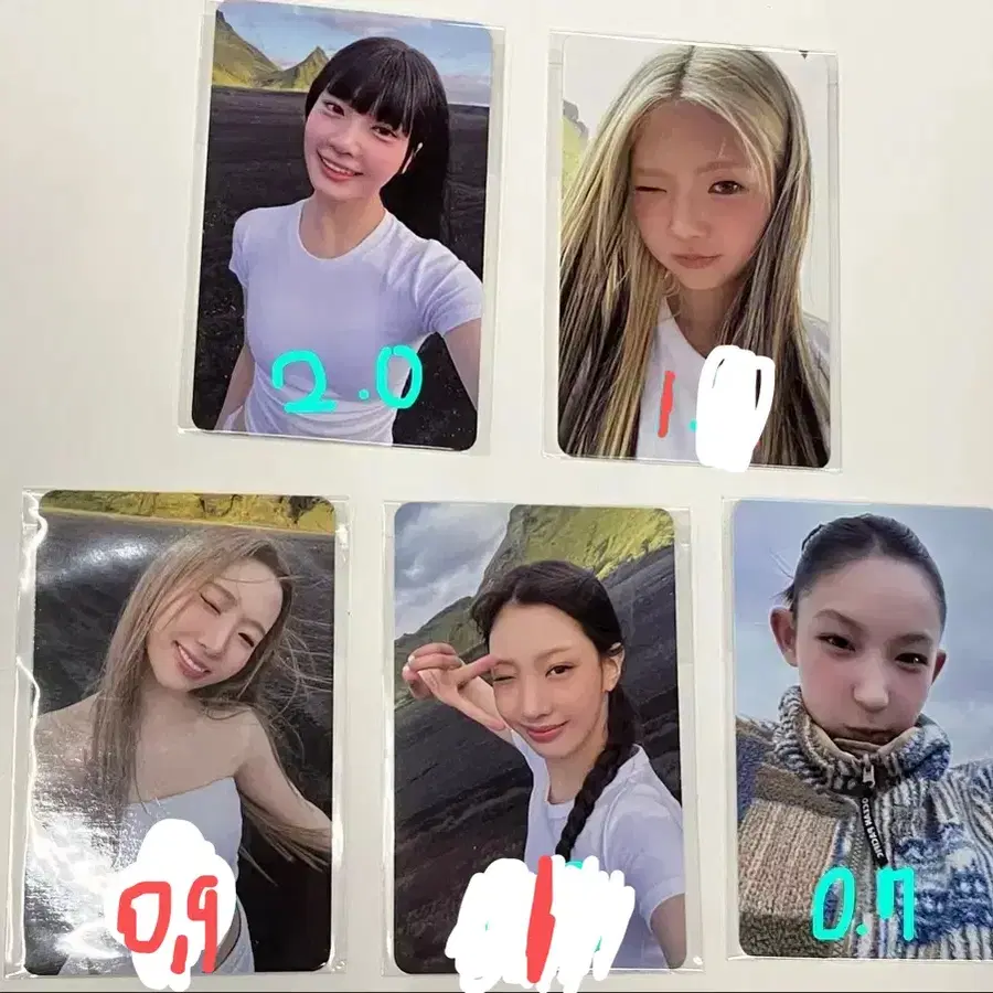 튜이드 에버라인 럭드 미공포 포카 양도