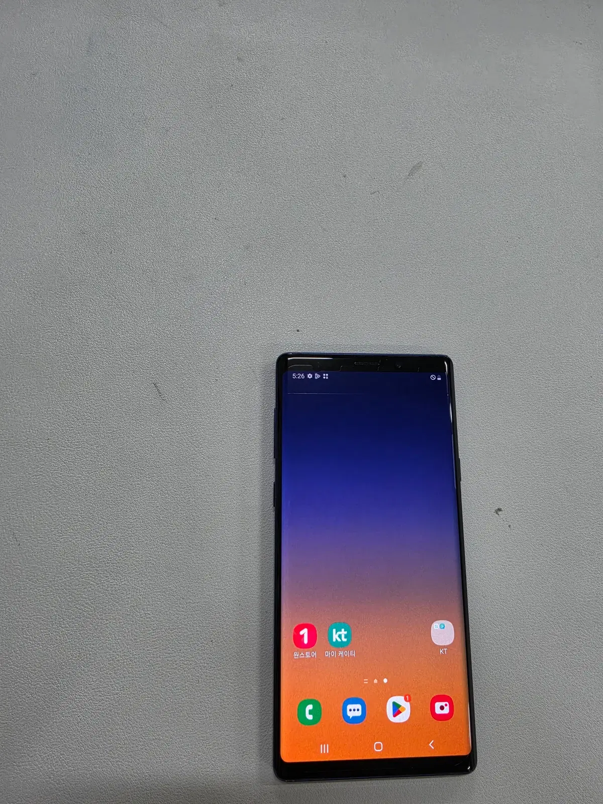 갤럭시 노트9블루 512GB 무잔상 정상공기기 중고폰