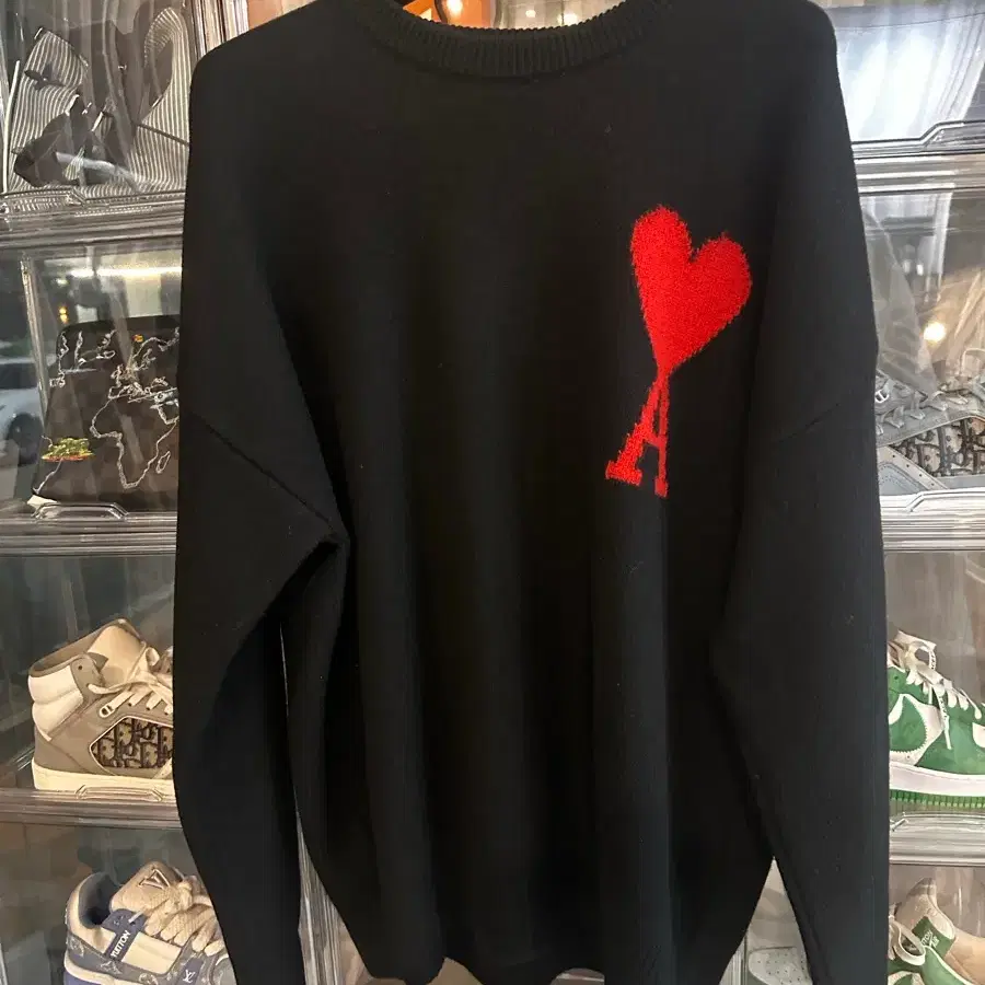 아미 빅하트 니트 블랙 xl