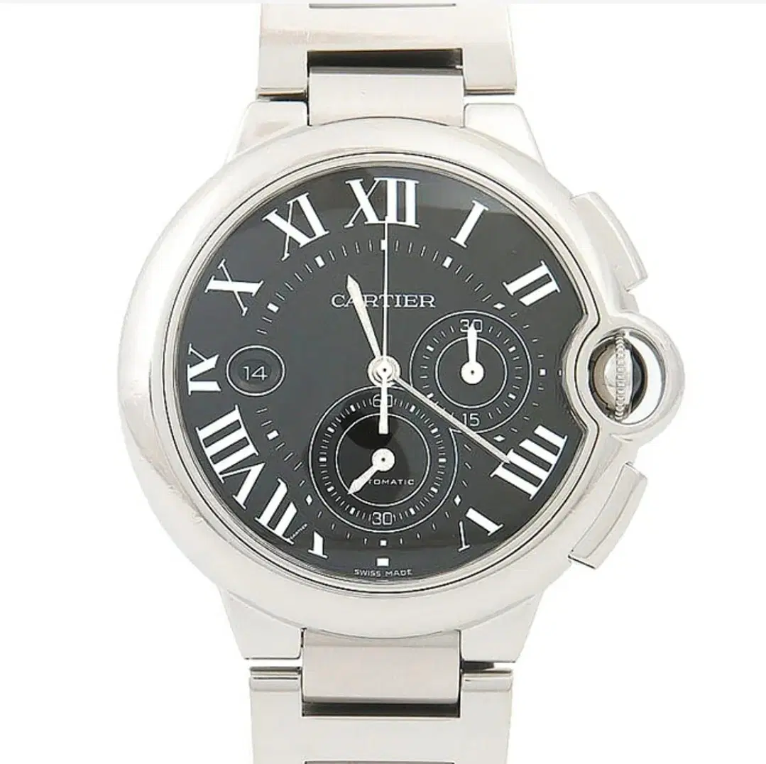 까르띠에 발롱블루 44mm 크로노 스틸