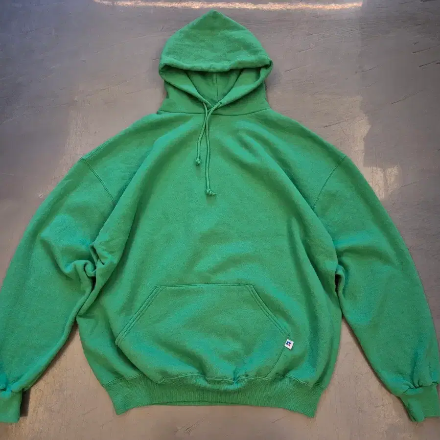 2XL>90s 러셀 플레인 후드 스웻