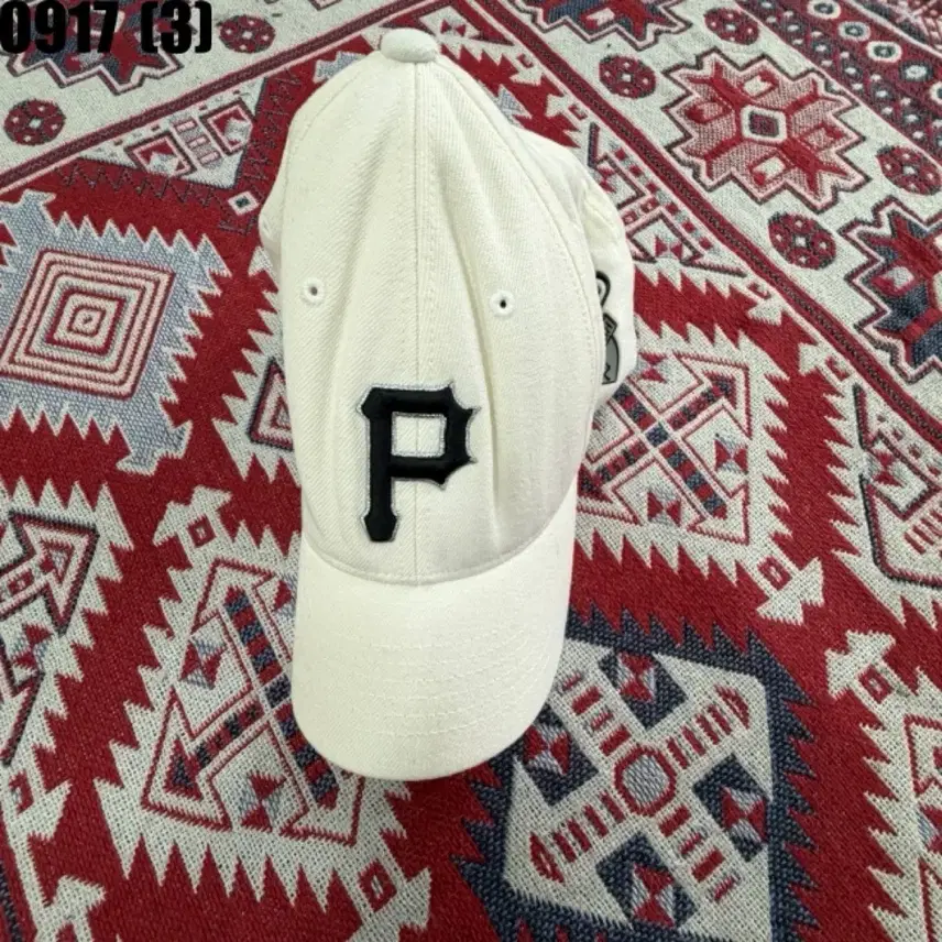 MLB LA Dodgers野球キャップアイボリー0917