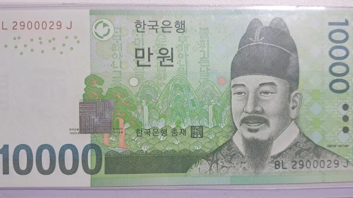 만원특이번호 BL2900029J