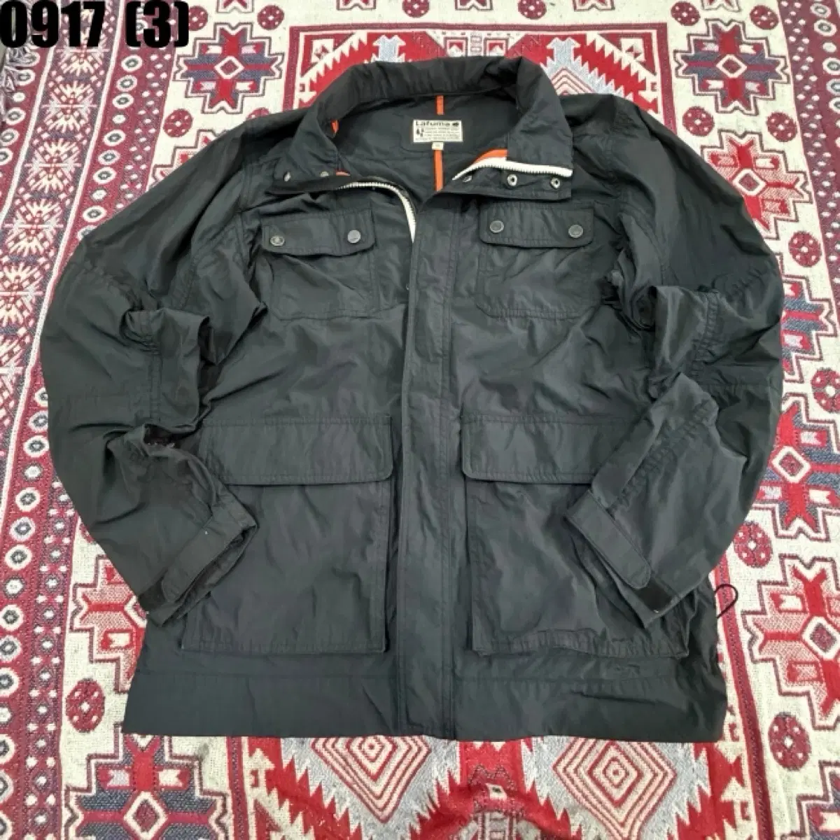 라퓨마 바람막이 자켓 블랙 95 0917