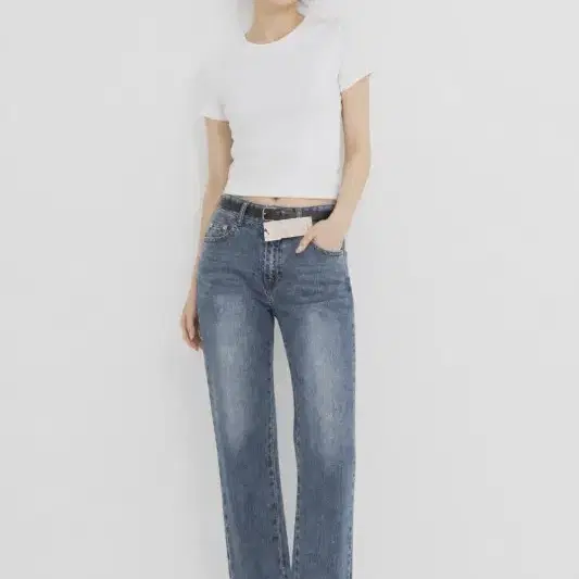 여29/리스트 (새상품) 밑단 컷팅 디테일 팬츠