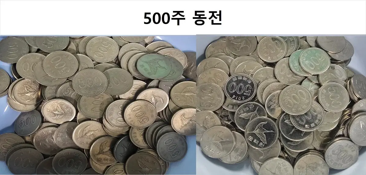 [500주 동전] 82,14년 개별수량 판매