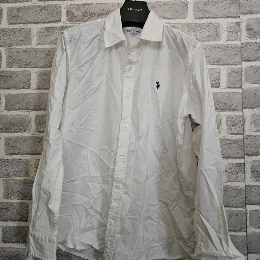 US POLO ASSN 셔츠 화이트100/알뜰한여우