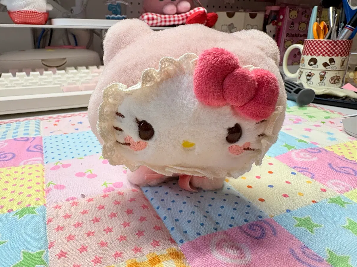 산리오 나카요시 베이비 키티 마스코트