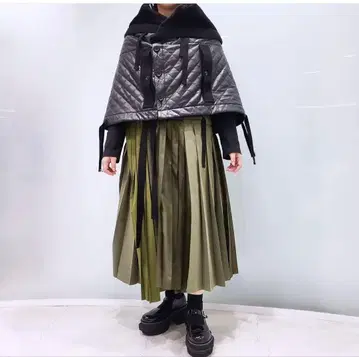 특가 인조 가죽 케이프 M