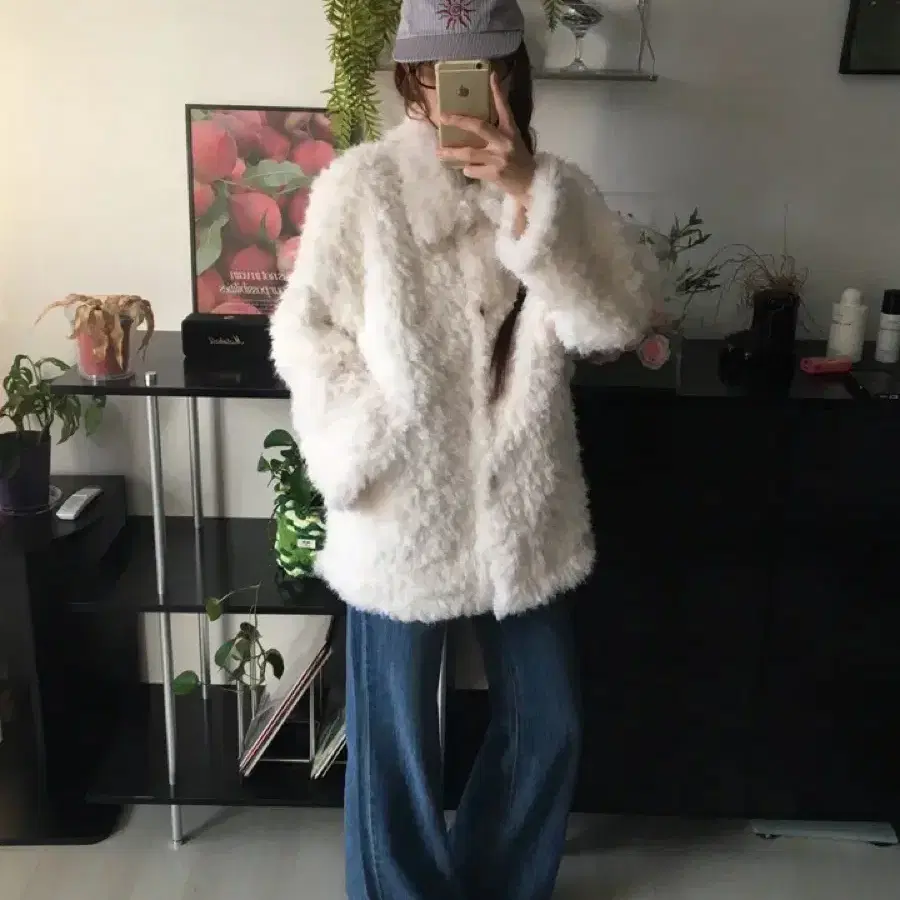 우너스하우스 CALLA FUR JACKET 카라 헤어리 퍼자켓
