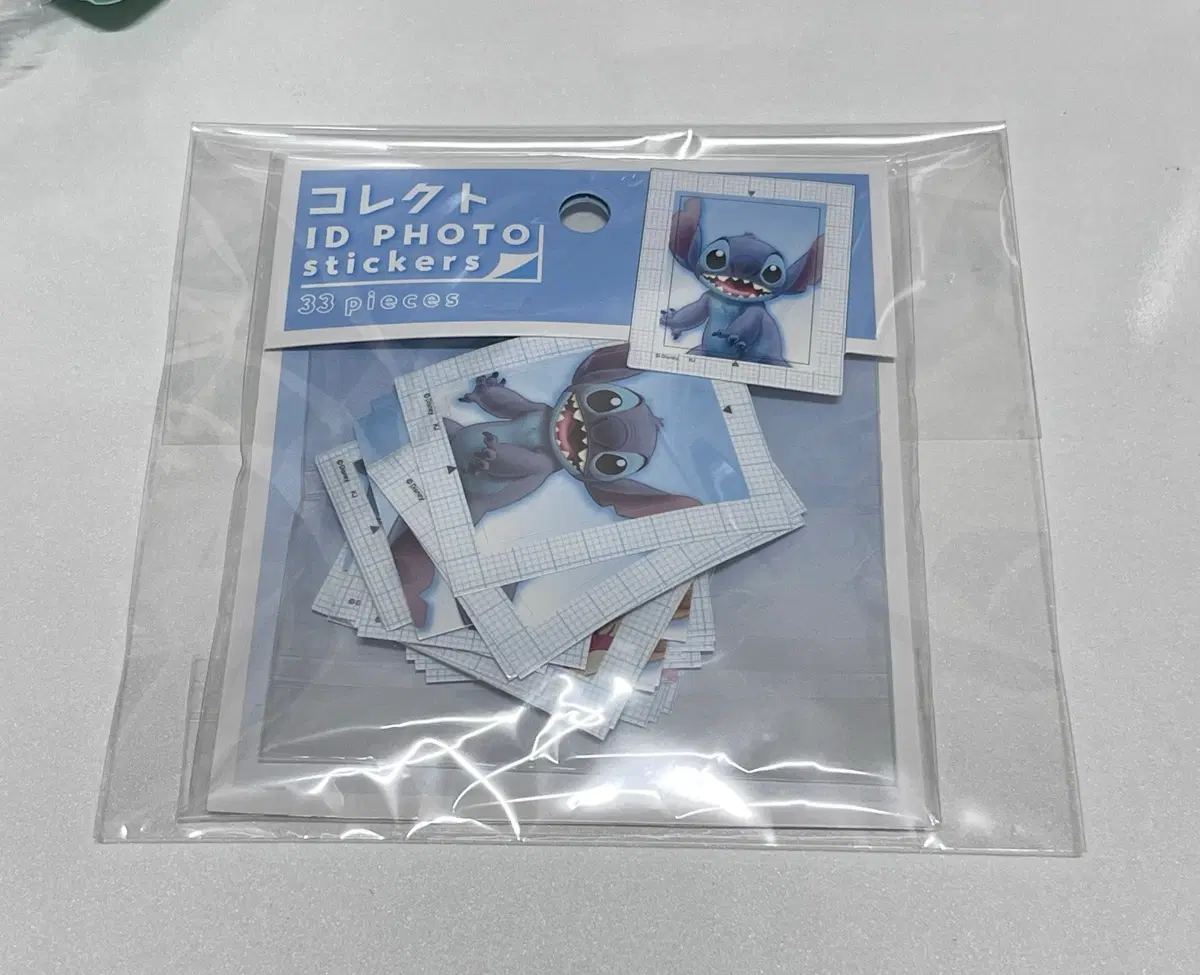 디즈니 스티치 ID 포토 스티커 증명사진 스티커 증사