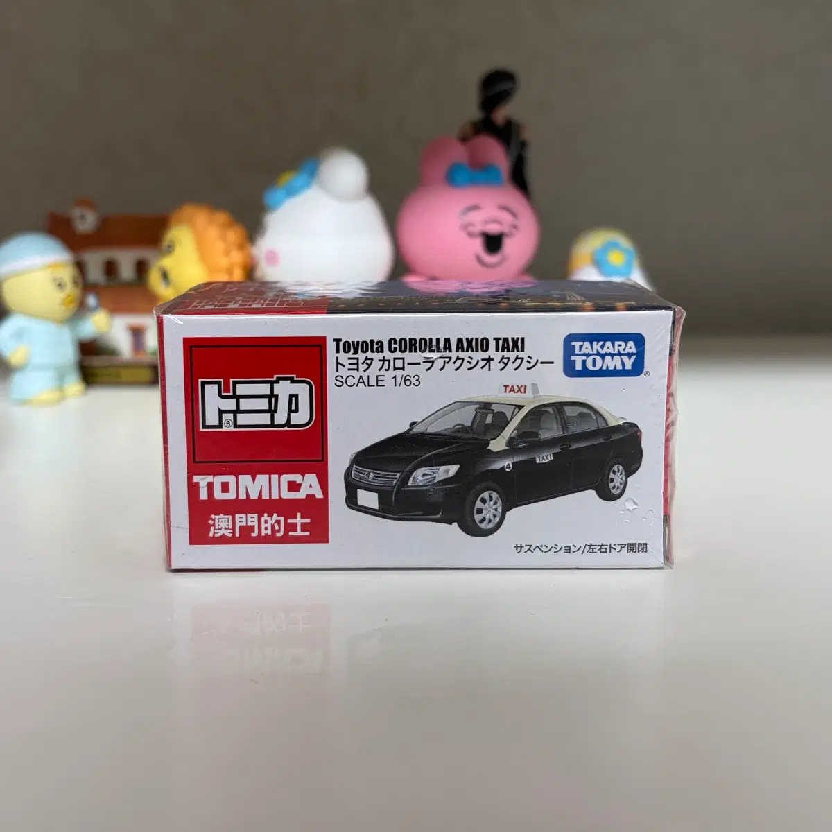 토미카 도요타 코롤라 AXIO 택시 블랙 1/63 미니카 다이캐스트
