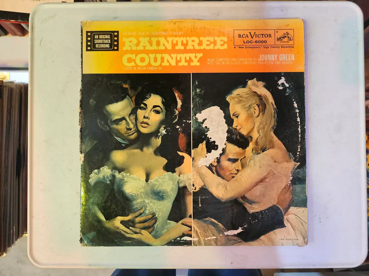 1957년 몽고메리 클리프트와 엘리자베스 테일러 주연의 대작 영화 레인트리 카운티 (Raintree County)의 오리지널 오케스트라 사운드트랙(Original Soundtr