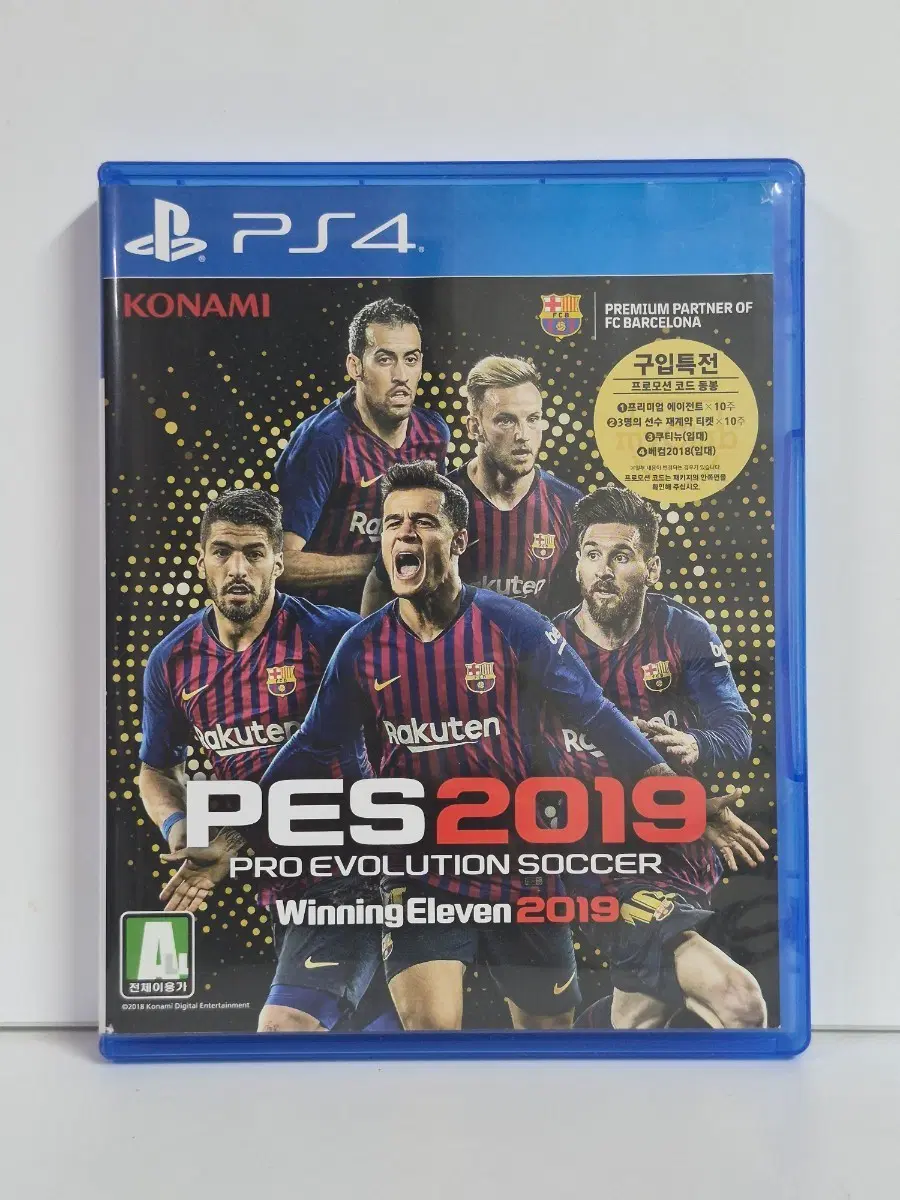 PS4 위닝일레븐 PES 2019