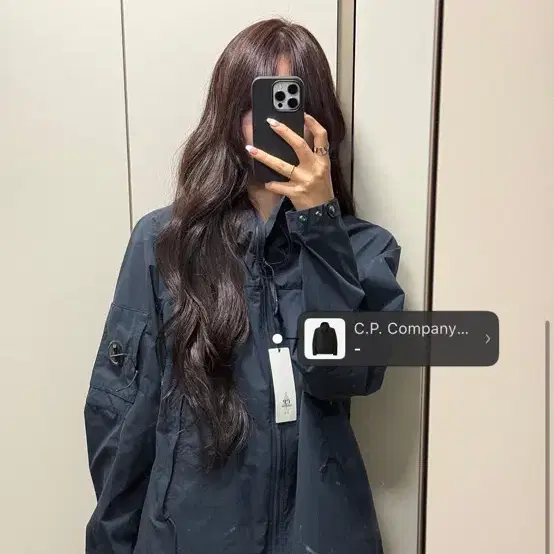 C.P. 컴퍼니 프로텍 후드 렌즈 자켓 미드나잇 네이비 26SS