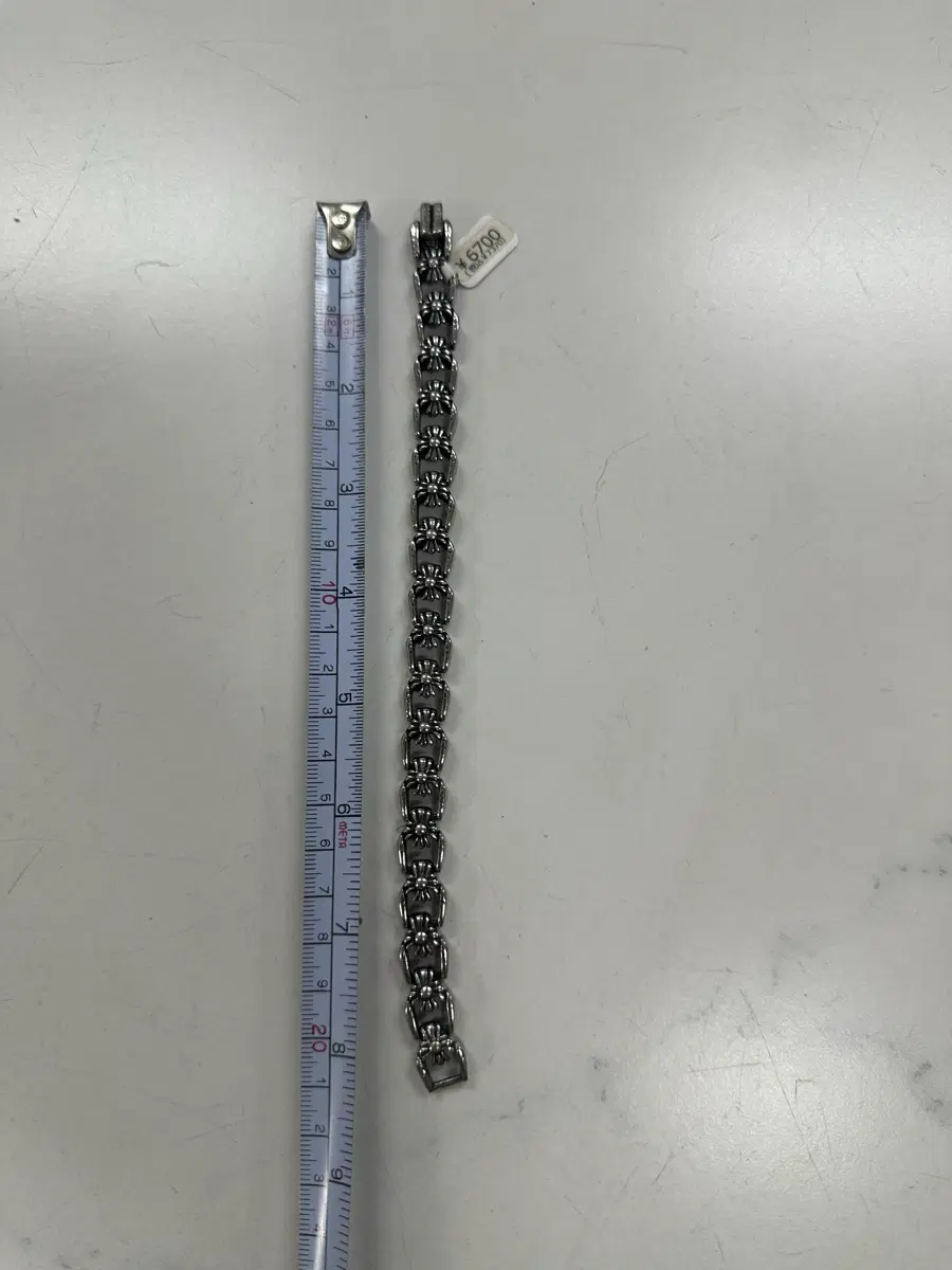 미사용 럭셔리 일제 스텐 사각 커브체인 팔찌 (써지컬 스틸 / 남녀공용)팔찌 판매합니다