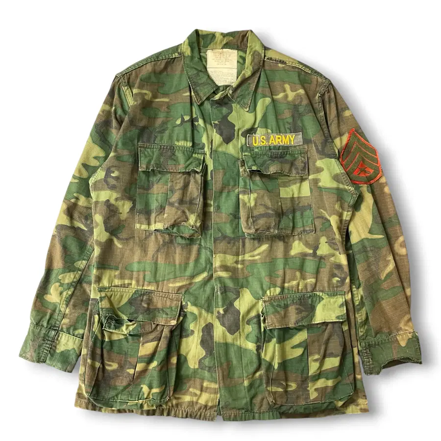 미군 오리지널 90s BDU 우드랜드 밀리터리 자켓 M~L