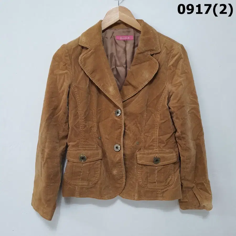 바닐라비 코듀로이 자켓 브라운 66