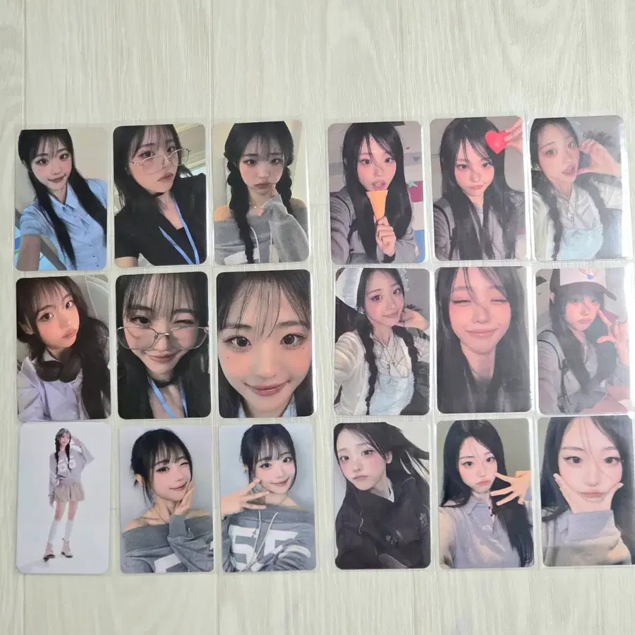QWER 월드투어 락케1 서울콘 + 앵콜콘 MD 포카 히나 세트 양도
