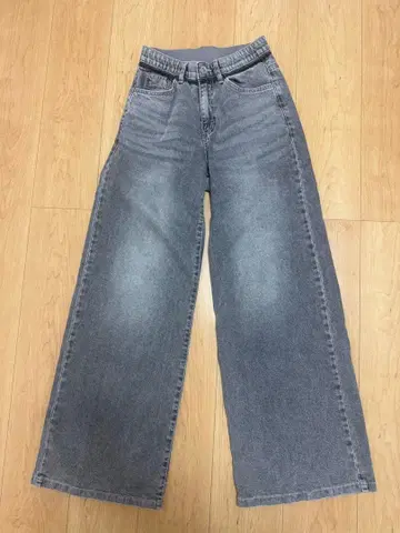 Praia 와이드 데님 팬츠 QUALITY 그레이(25)