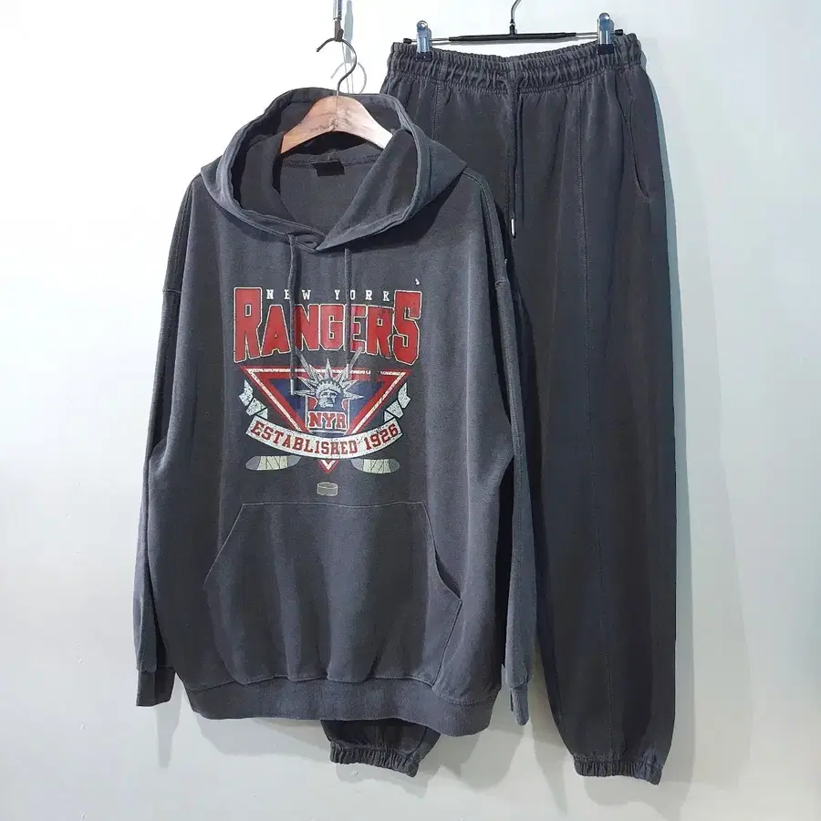 FW신상) 레인저스 피그먼트 후드세트 3color M~4XL