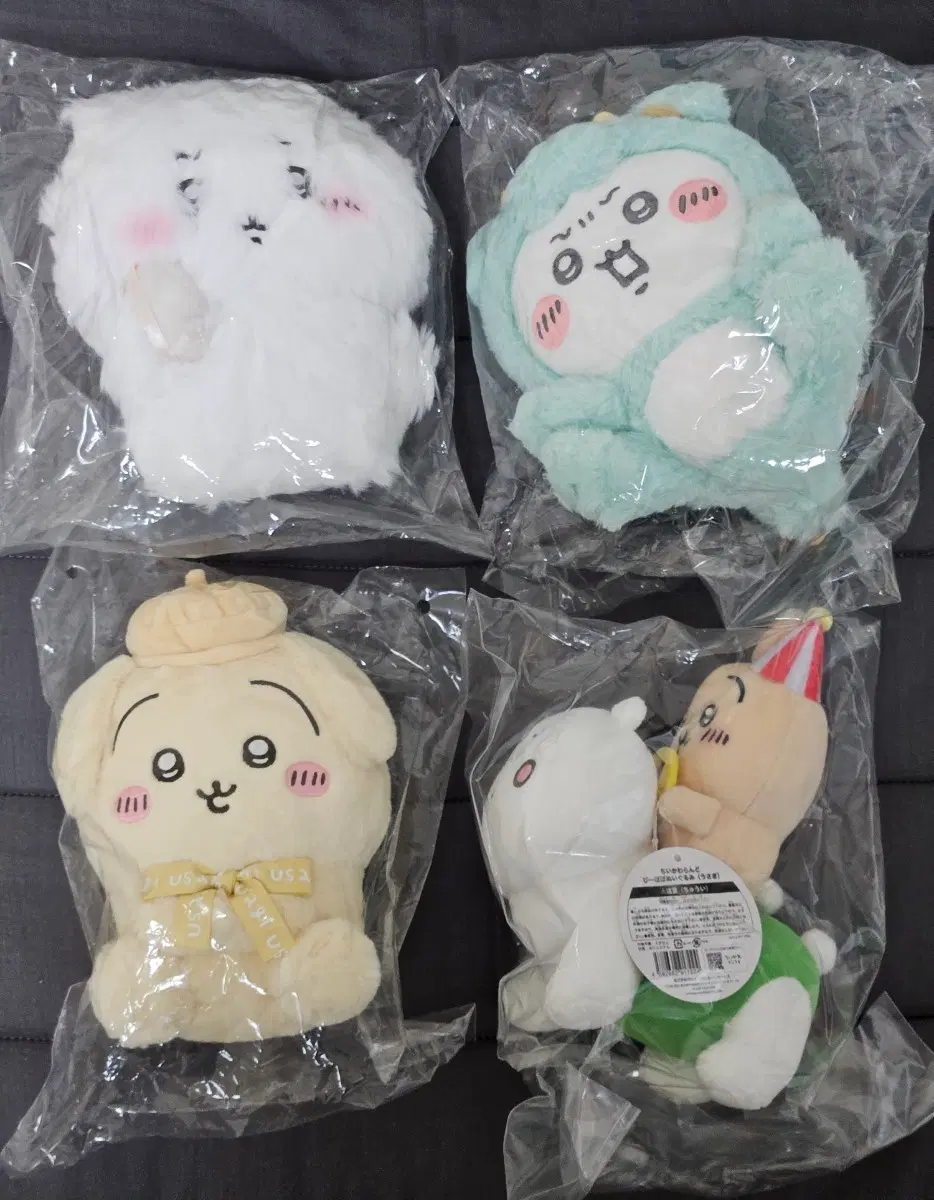 털찐치이카와 땀띠치이카와 해피백 용누이 도쿄역 앉은누이 피포포 우사기 미개봉