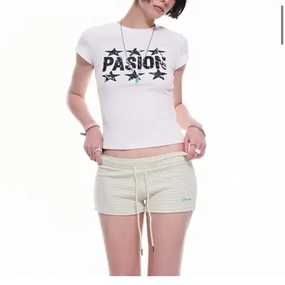 PASION 슈가 마이크로팬츠 레몬블루