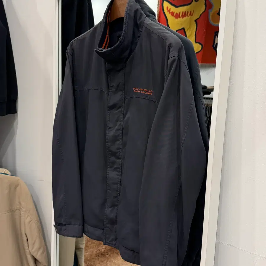 90s Polo Jeans 폴로진스 나일론 플리스 집업 자켓