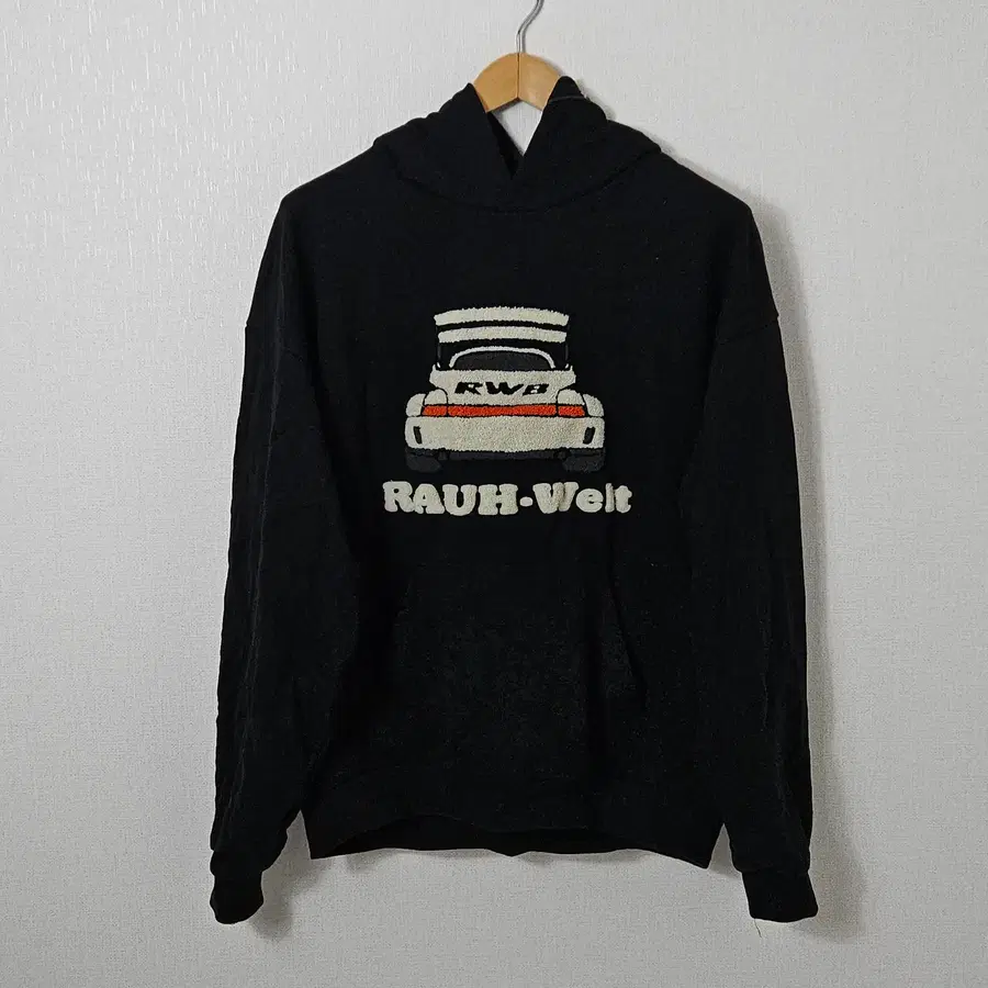 RWB 24ss 알더블유비 후드티 스웻셔츠 엠브로이드 카 L