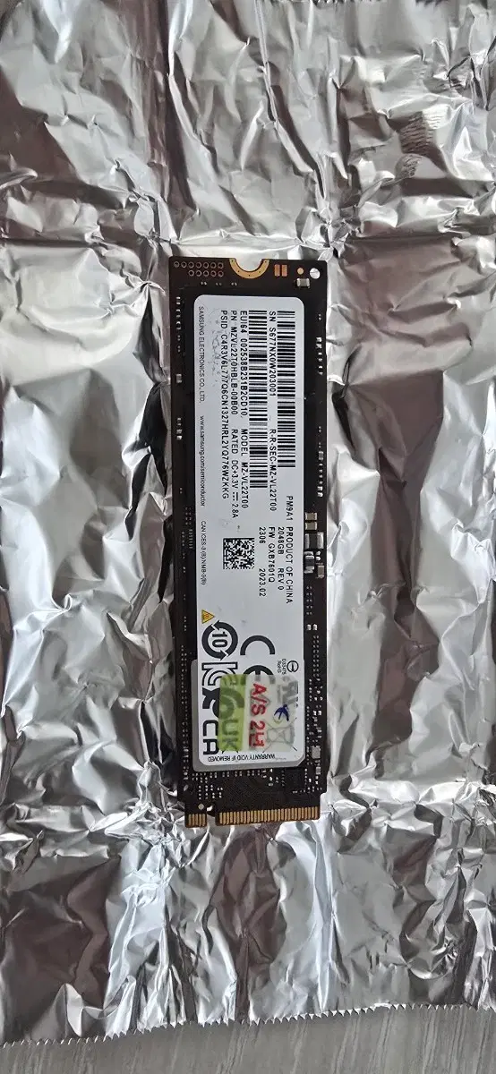 아인스 삼성전자 PM9A1 M.2 NVMe SSD 2TB
