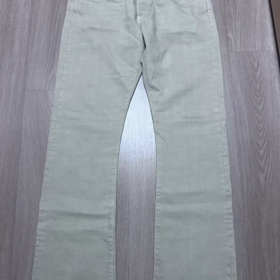RRL 26ss 슬림 부트 컷 크림 진 34x34