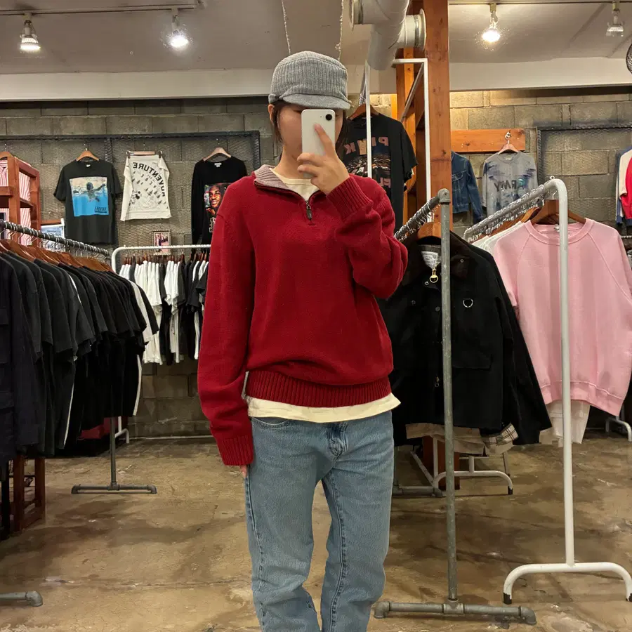 엘엘빈 하프집업 니트 kold_8667