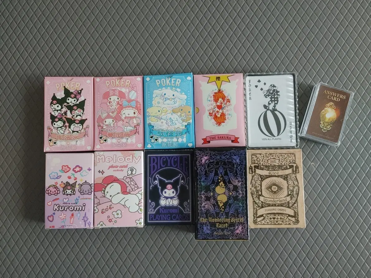 집꾸미기 diy 스티커북 + 산리오 카드캡터체리 홀로그램 빈티지 타로카드등 일괄
